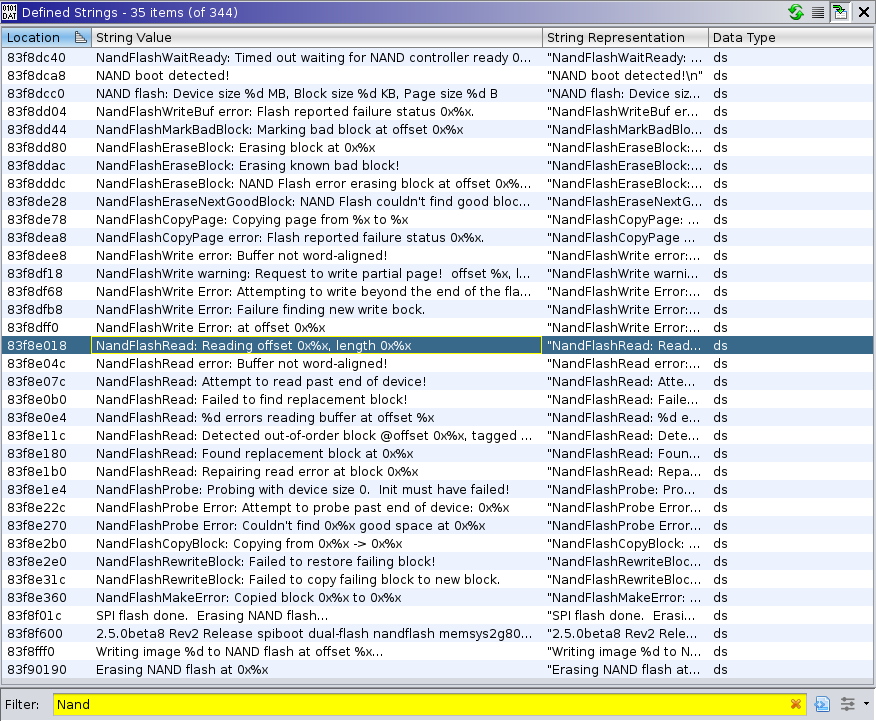 siligence_bootloader_ghidra_nand_search_strings.png